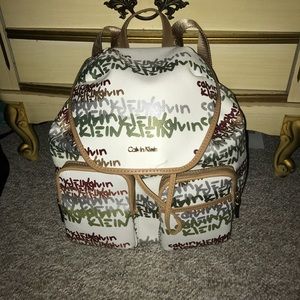 Calvin Klein Leather Backpack